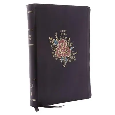 RVR, Biblia de consulta de lujo, letra supergigante, imitación piel, negra, edición con letras rojas - KJV, Deluxe Reference Bible, Super Giant Print, Imitation Leather, Black, Red Letter Edition