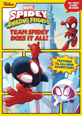 Spidey y sus increíbles amigos ¡El equipo Spidey lo hace todo!: Mi Primer Lector de Cómics - Spidey and His Amazing Friends Team Spidey Does It All!: My First Comic Reader!