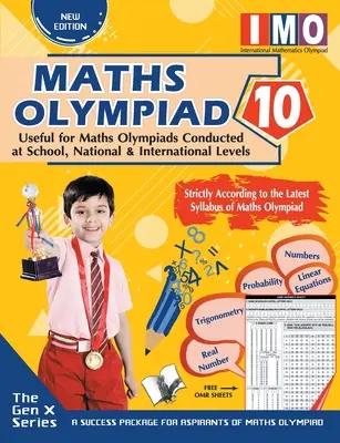 Olimpiada Internacional de Matemáticas - Clase 10 (Con hojas OMR) - International Maths Olympiad - Class 10 (With OMR Sheets)