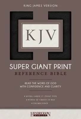 Biblia KJV con letra supergigante - KJV Super Giant Print Bible