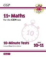 11+ CEM 10-Minute Tests: Maths - Ages 10-11 Book 1 (with Online Edition)