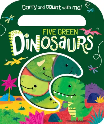 Cinco dinosaurios verdes - Five Green Dinosaurs