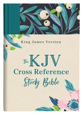 La Biblia de Estudio KJV Cross Reference--Turquesa Floret - The KJV Cross Reference Study Bible--Turquoise Floral