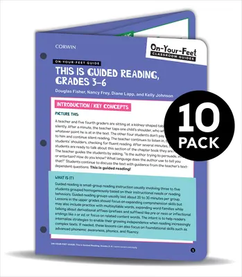 LOTE: Fisher: On-Your-Feet Guide: This is Guided Reading, Grados 3-5: 10 Pack - BUNDLE: Fisher: On-Your-Feet Guide: This is Guided Reading, Grades 3-5: 10 Pack