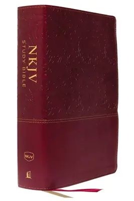 Biblia de estudio RVR, imitación de piel, roja, a todo color, edición con letras rojas, cómoda impresión: El recurso completo para estudiar la Palabra de Dios - NKJV Study Bible, Imitation Leather, Red, Full-Color, Red Letter Edition, Comfort Print: The Complete Resource for Studying God's Word