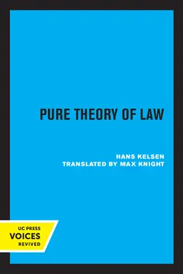 Teoría pura del Derecho - Pure Theory of Law