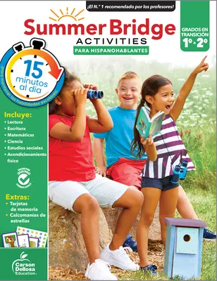 Actividades Summer Bridge Español 1-2, Grados 1 - 2 - Summer Bridge Activities Spanish 1-2, Grades 1 - 2