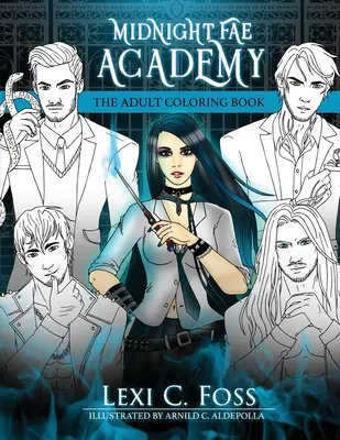 Midnight Fae Academy Libro para colorear - Midnight Fae Academy Coloring Book