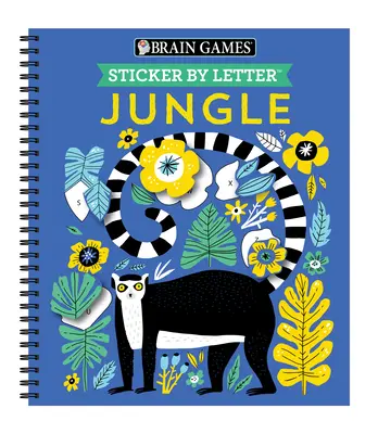 Juegos de ingenio - Pegatina por letras: Jungla - Brain Games - Sticker by Letter: Jungle