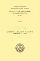 Alegatos de la CIJ, Legalidad de la amenaza o el empleo de armas nucleares - Volumen I - ICJ Pleadings, Legality of the Threat or Use of Nuclear Weapons - Volume I