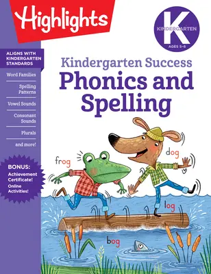 Kindergarten Phonics and Spelling Learning Fun Workbook (Libro de ejercicios de fonética y ortografía) - Kindergarten Phonics and Spelling Learning Fun Workbook