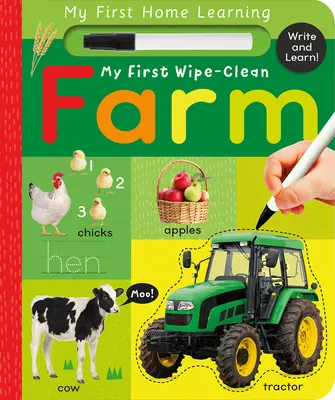 Mi Primera Granja Wipe-Clean: Escribir y aprender - My First Wipe-Clean Farm: Write and Learn!