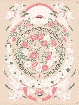 La Biblia de Jesús Edición del Artista, Esv, Leathersoft, Peach Floral - The Jesus Bible Artist Edition, Esv, Leathersoft, Peach Floral