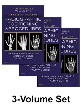 Atlas de posicionamiento y procedimientos radiográficos de Merrill - Juego de 3 volúmenes - Merrill's Atlas of Radiographic Positioning and Procedures - 3-Volume Set