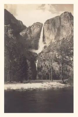 Diario Vintage Yosemite Falls - Vintage Journal Yosemite Falls