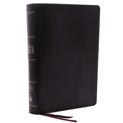 RVR, Biblia Abierta, Símil Piel, Negra, Edición Letra Roja, Impresión Confort: Sistema de referencia completo - The Kjv, Open Bible, Leathersoft, Black, Red Letter Edition, Comfort Print: Complete Reference System