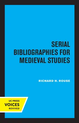Bibliografías seriadas de estudios medievales - Serial Bibliographies for Medieval Studies