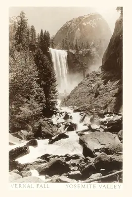 Diario Vintage Vernal Falls, Yosemite - The Vintage Journal Vernal Falls, Yosemite