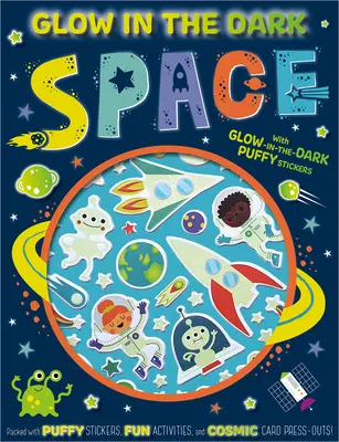 Libro de actividades del espacio que brilla en la oscuridad - Glow in the Dark Space Activity Book