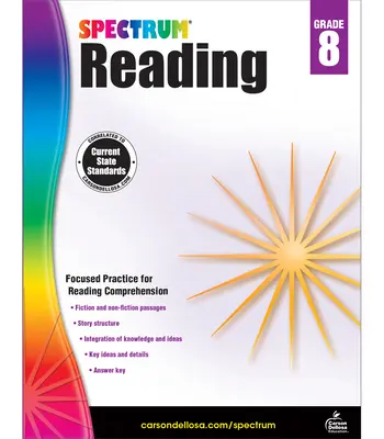 Spectrum Cuaderno de lectura, 8º curso - Spectrum Reading Workbook, Grade 8