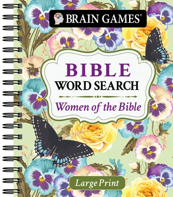 Juegos de ingenio - Sopa de letras bíblicas en letra grande: Mujeres de la Biblia - Brain Games - Large Print Bible Word Search: Women of the Bible