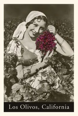 The Vintage Journal Los Olivos, dama con uvas - The Vintage Journal Los Olivos, Lady with Grapes