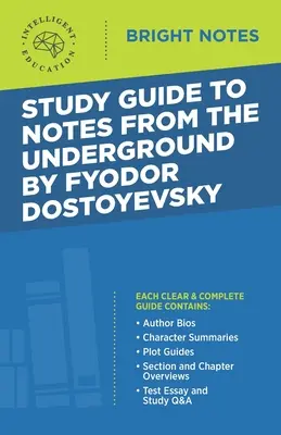 Guía de estudio de Notes From the Underground de Fyodor Dostoyevsky - Study Guide to Notes From the Underground by Fyodor Dostoyevsky