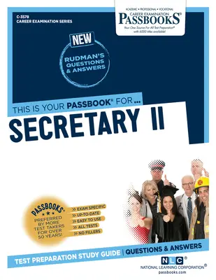 Secretaria II (C-3578): Guía de Estudio - Secretary II (C-3578): Passbooks Study Guide