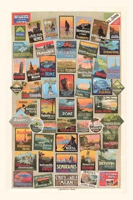 Vintage Journal Compendio de carteles de viajes - Vintage Journal Compendium of Travel Posters