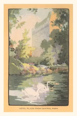 Diario Vintage Hotel Plaza desde Central Park - Vintage Journal Hotel Plaza from Central Park