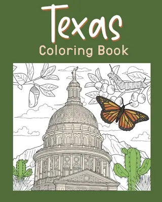 Libro para colorear de Texas - Texas Coloring Book