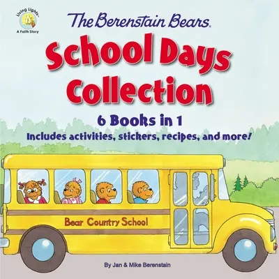 Colección Días Escolares de los Osos Berenstain: 6 libros en 1, incluye actividades, pegatinas, recetas y mucho más. - The Berenstain Bears School Days Collection: 6 Books in 1, Includes Activities, Stickers, Recipes, and More!