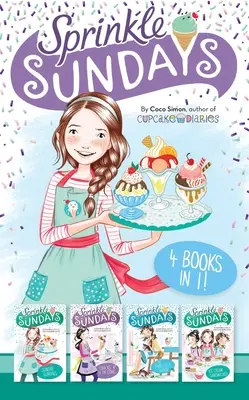 Sprinkle Sundays ¡4 libros en 1!: Sunday Sundaes; Cracks in the Cone; The Purr-Fect Scoop; Ice Cream Sandwiched - Sprinkle Sundays 4 Books in 1!: Sunday Sundaes; Cracks in the Cone; The Purr-Fect Scoop; Ice Cream Sandwiched