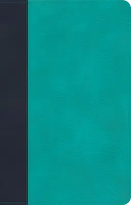 Biblia CSB tamaño personal, Tacto cuero azul marino/malva - CSB Personal Size Bible, Navy/Teal Leathertouch