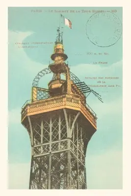 Diario Vintage Cima de la Torre Eifel - Vintage Journal Top of the Eifel Tower