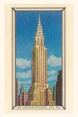 Diario Vintage Edificio Chrysler, 1932, Nueva York - Vintage Journal Chrysler Building, 1932, New York City