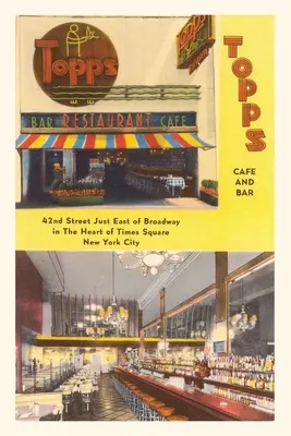 Diario Vintage Topps Cafe & Bar, Nueva York - Vintage Journal Topps Cafe & Bar, New York City