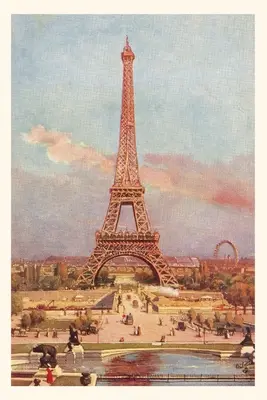 Diario Vintage Torre Eiffel y Fuente - Vintage Journal Eiffel Tower and Fountain