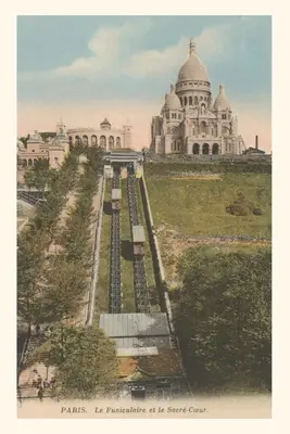 Diario Vintage Funicular a la iglesia Sacre Coeur - Vintage Journal Funicular Railway to Sacre Coeur Church