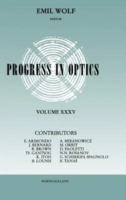 Progress in Optics: Volumen 35 - Progress in Optics: Volume 35