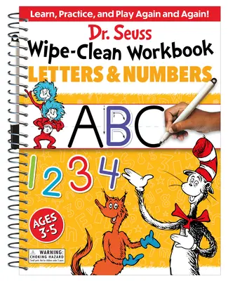 Libro de ejercicios del Dr. Seuss: Letras y Números: Cuaderno de actividades para niños de 3 a 5 años - Dr. Seuss Wipe-Clean Workbook: Letters and Numbers: Activity Workbook for Ages 3-5