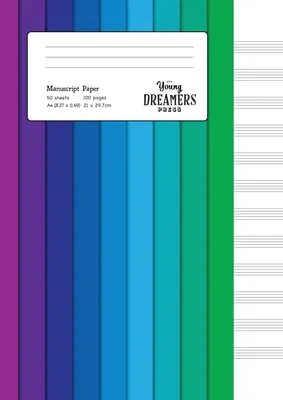 Papel Manuscrito: Color Spectrum A4 Cuaderno de partituras en blanco - Manuscript Paper: Colour Spectrum A4 Blank Sheet Music Notebook