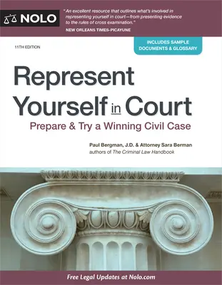 Represéntese a sí mismo en los tribunales: Prepare e intente un caso civil ganador - Represent Yourself in Court: Prepare & Try a Winning Civil Case