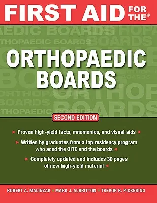First Aid for the Orthopaedic Boards, segunda edición - First Aid for the Orthopaedic Boards, Second Edition