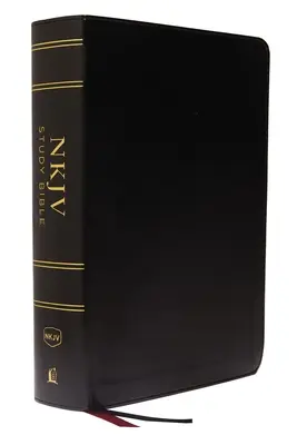 Biblia de estudio NKJV, imitación de cuero, negra, a todo color, impresión cómoda: El recurso completo para estudiar la Palabra de Dios - NKJV Study Bible, Imitation Leather, Black, Full-Color, Comfort Print: The Complete Resource for Studying God's Word