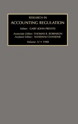 Investigación sobre regulación contable 1998 - Research in Accounting Regulation 1998