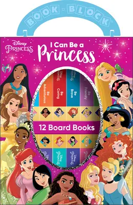 Princesas Disney: Puedo ser una princesa 12 libros de cartón - Disney Princess: I Can Be a Princess 12 Board Books