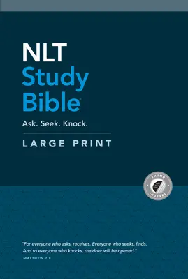 Biblia de Estudio NLT, Letra Grande (Letra Roja, Tapa Dura, Indexada) - NLT Study Bible Large Print (Red Letter, Hardcover, Indexed)