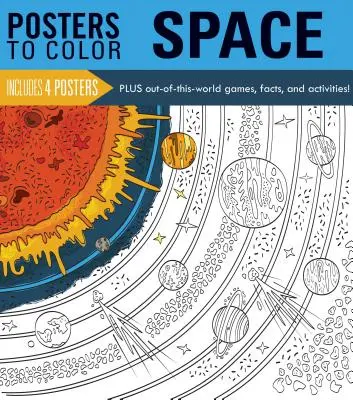 Pósters para colorear: El espacio - Posters to Color: Space