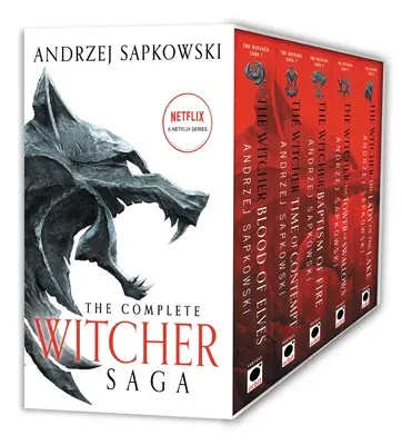 The Witcher Boxed Set: La Sangre de los Elfos, El Tiempo del Desprecio, Bautismo de Fuego, La Torre de las Golondrinas, La Dama del Lago - The Witcher Boxed Set: Blood of Elves, the Time of Contempt, Baptism of Fire, the Tower of Swallows, the Lady of the Lake